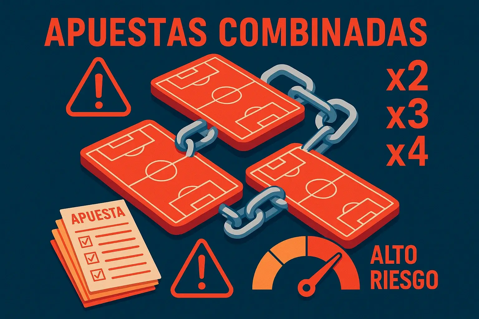 Apuestas combinadas: riesgos múltiples y peligros de las apuestas acumuladas
