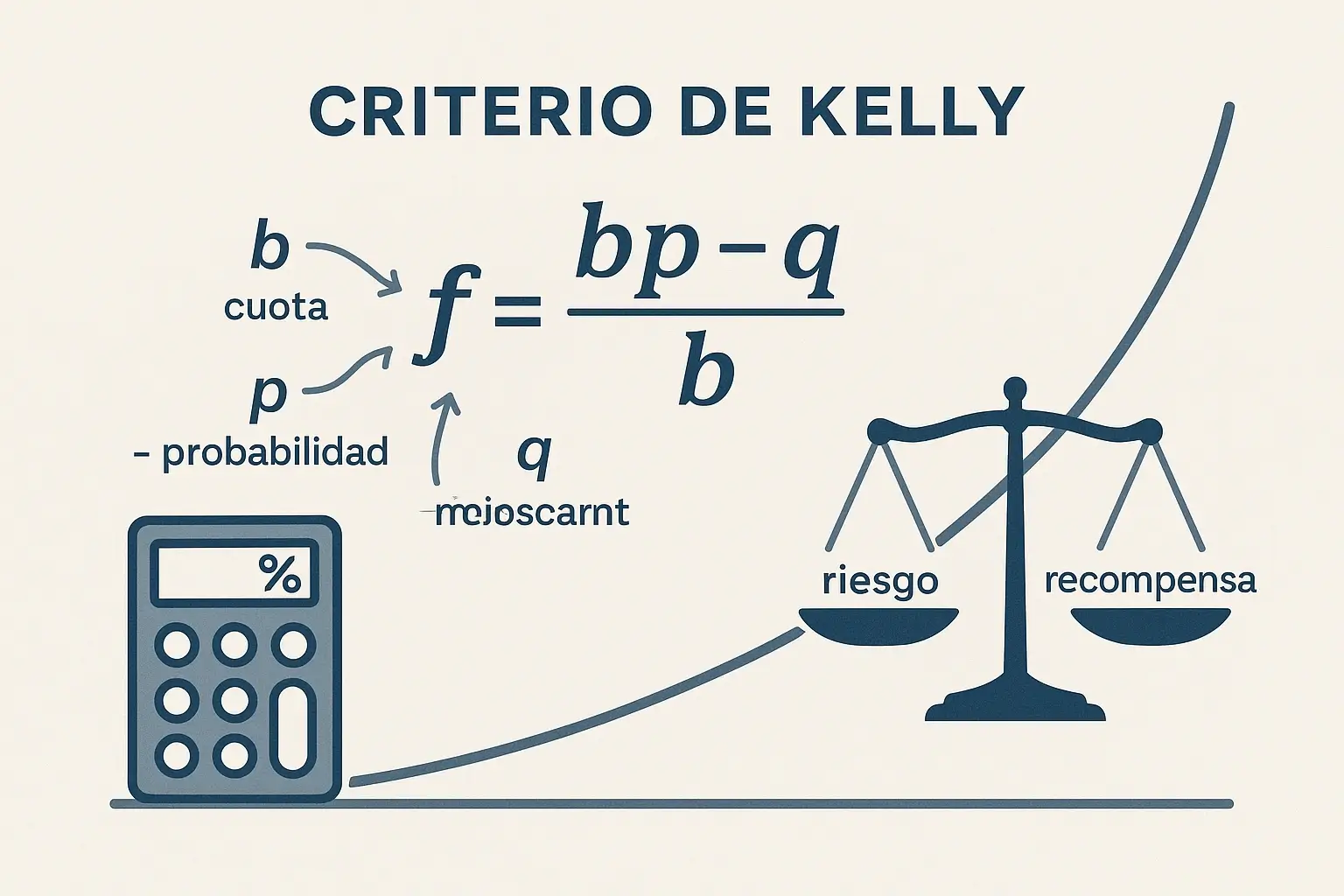 Criterio de Kelly: fórmula matemática para calcular el tamaño óptimo de apuestas