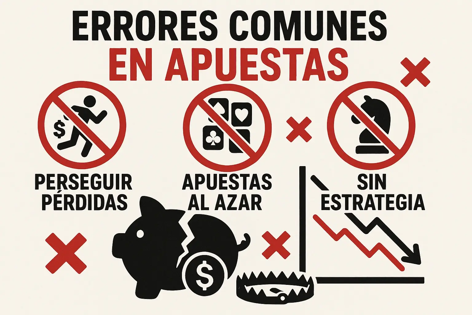 Errores comunes en apuestas deportivas que debes evitar para proteger tu dinero