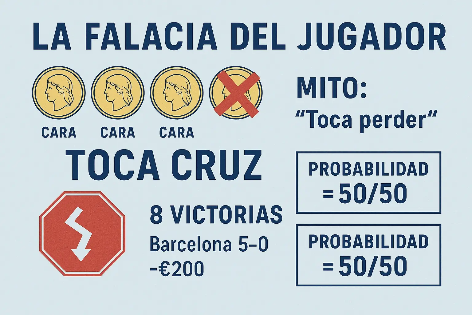 Falacia del jugador: malentendiendo probabilidades en apuestas deportivas