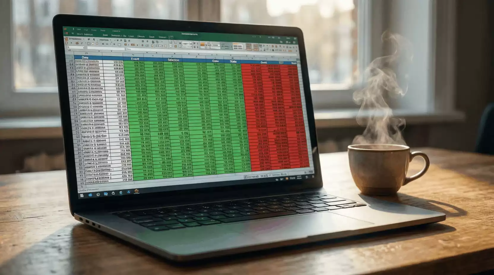 Hoja de cálculo con registro detallado de apuestas deportivas