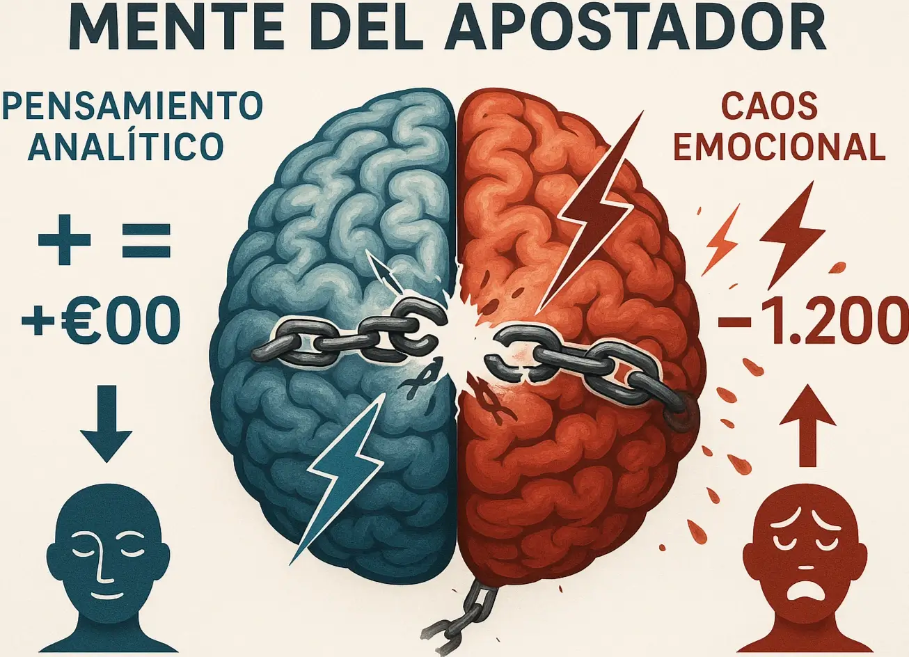 Psicología del apostador: cómo tu cerebro sabotea tus decisiones de apuestas