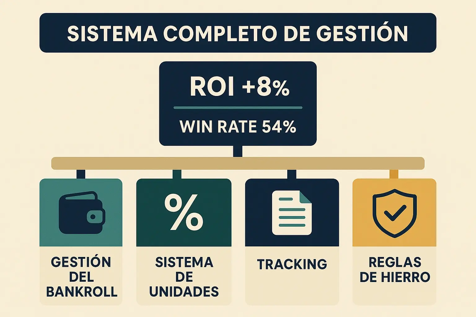 Sistema completo de gestión de bankroll basado en 9 años de experiencia