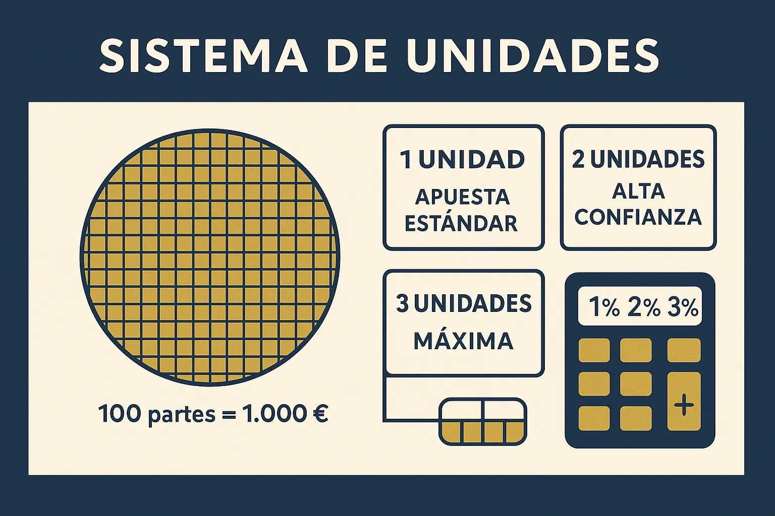 Sistema de unidades en apuestas: cómo dividir el bankroll correctamente