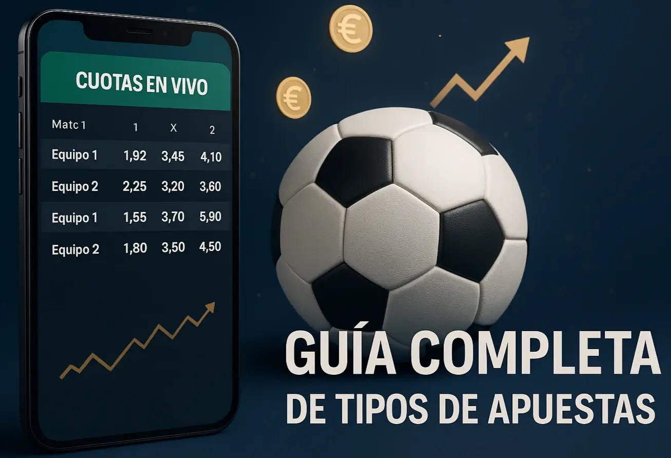 Guía completa de tipos de apuestas deportivas con análisis profesional y estrategias