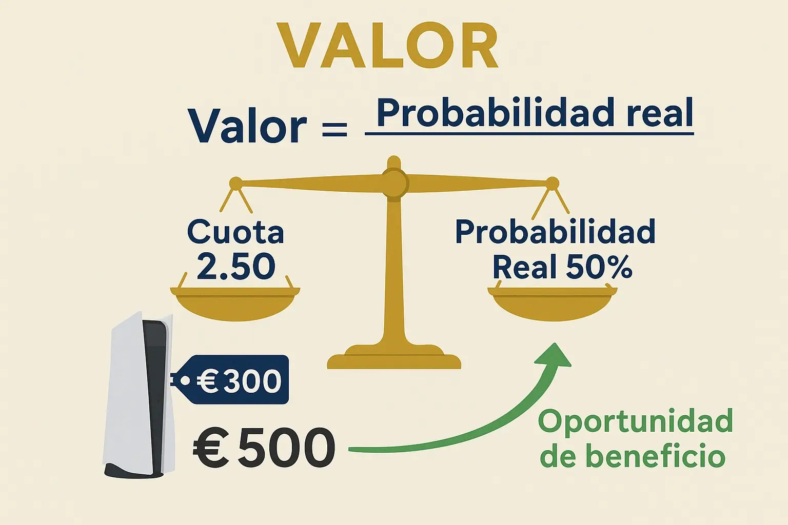 Value betting: la única estrategia matemática que funciona en apuestas deportivas